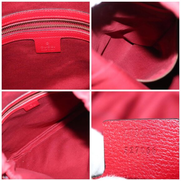 GUCCI Backpack Canvas Blue Red 473872 Auth 138454 - Picture 15 of 16